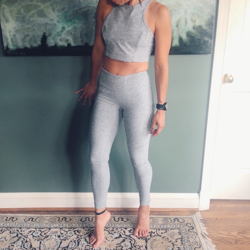 OUTDOOR VOICES 7/8 warm up leggings